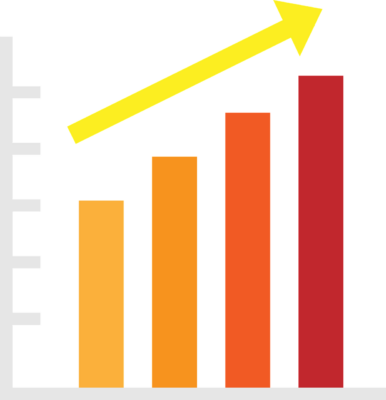 Free graph bar chart vector