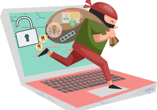 Free cybersecurity computer security hacking vector